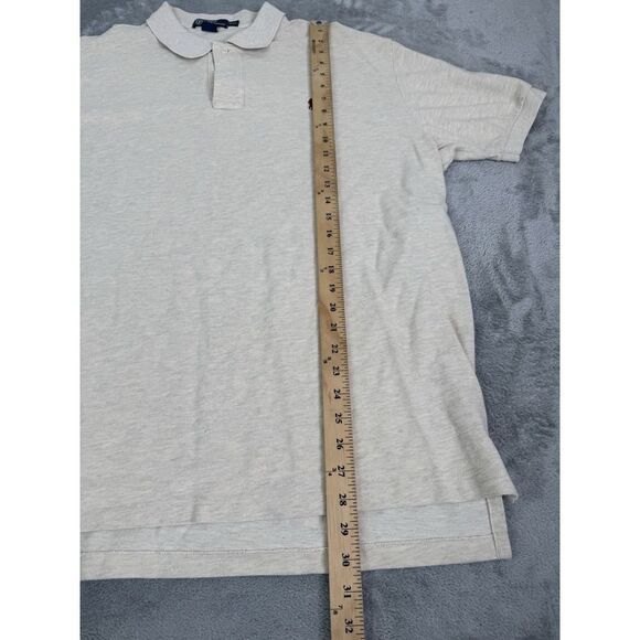 Polo Ralph Lauren Short Sleeve Polo Shirt Men's Size 2XL XXL Beige - Picture 7 of 8
